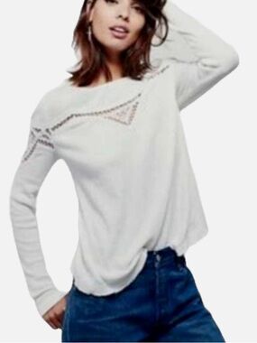 Free People Day Dreamer Thermal Shirt